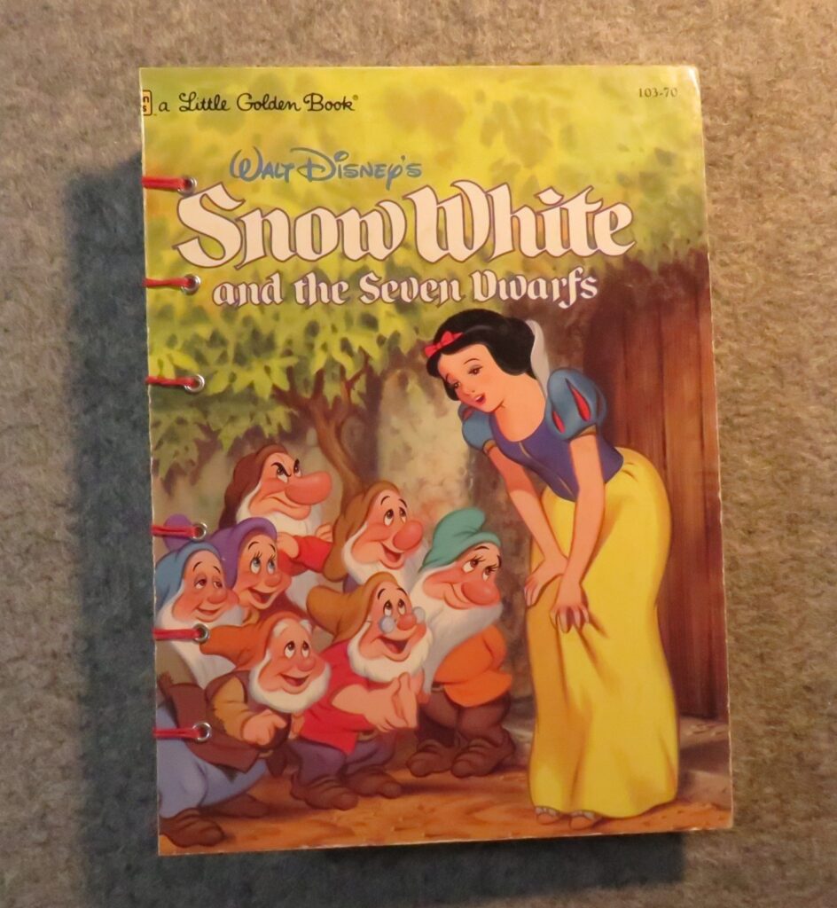 Snow White Recycled Notebook – Paper Butterfly Forge