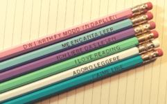 Six Pencil Set I Love Reading in Different Languages